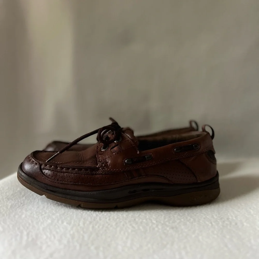 Clark’s Unstructured Leather Men’s Brown Boat Shoes